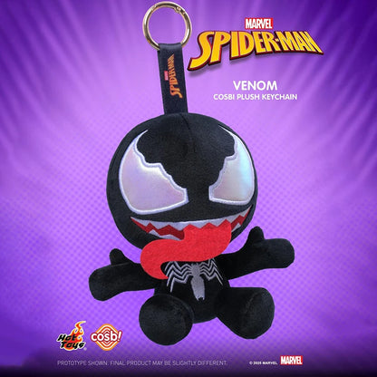 Spider-Man: Miles Morales Venom Cosbi Plush Keychain – Across the Spider-Verse Edition