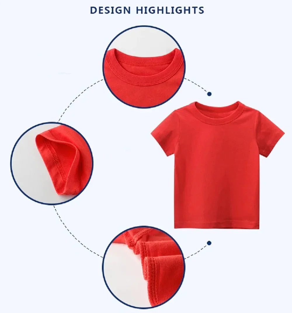 SuperKitties Cartoon Printed Summer Top – 100% Pure Cotton T-Shirt | Short Sleeves | Ages 2–12