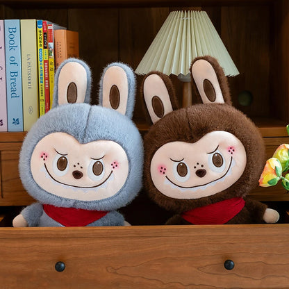 Plush Labubu Stuffed Toy & Labubu Exciting Macaron Pendant - 35cm