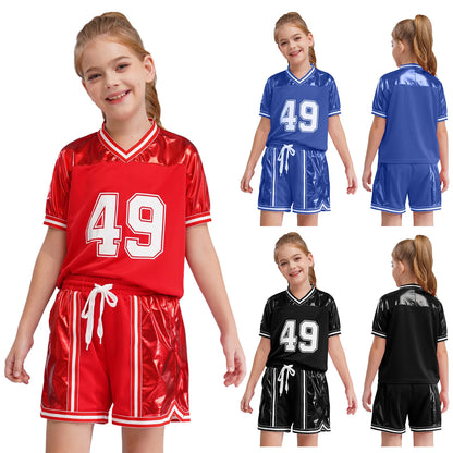 Girls/Boys Sports Shorts & T-shirt Sets (Age 6-16YRS)