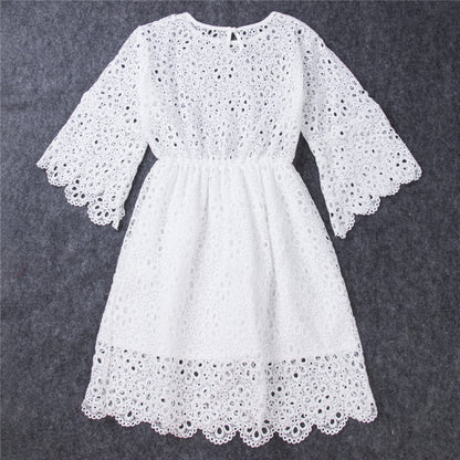 Mother & Daughter Matching White Dress (Mommy & Me)