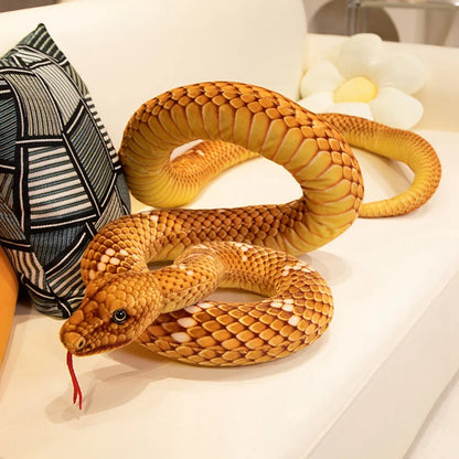 Plush Giant Python Anaconda Snake Stuffed Toy - 70cm
