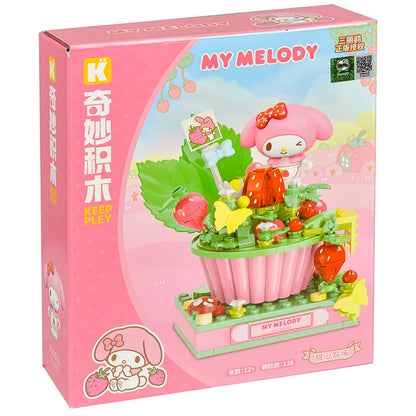 Sanrio Strawberry Town DIY Building Block Set – Hello Kitty, Kuromi & My Melody Multi My Melody