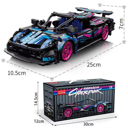 Supercar Building Blocks DIY Toy Car