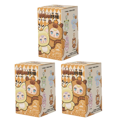 MM Milk Candy V1 Vinyl Plush Blind Box – Cute Mystery Doll Pendant Multicolor Random 3 Pack