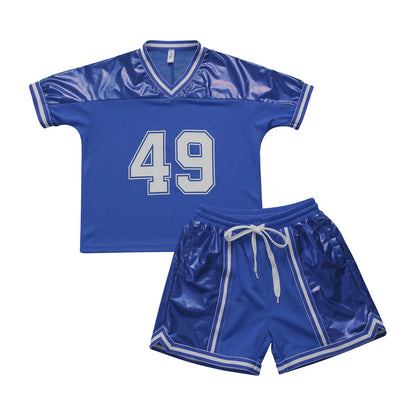 Girls/Boys Sports Shorts & T-shirt Sets (Age 6-16YRS)