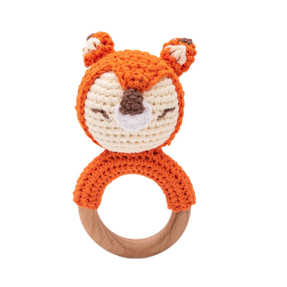 Baby Crochet Bunny Rattles Fox