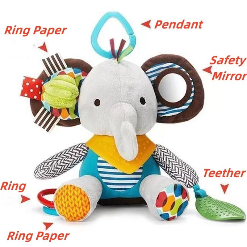 Skip Hop Bandana Buddies Multisensory Baby Plush Toy