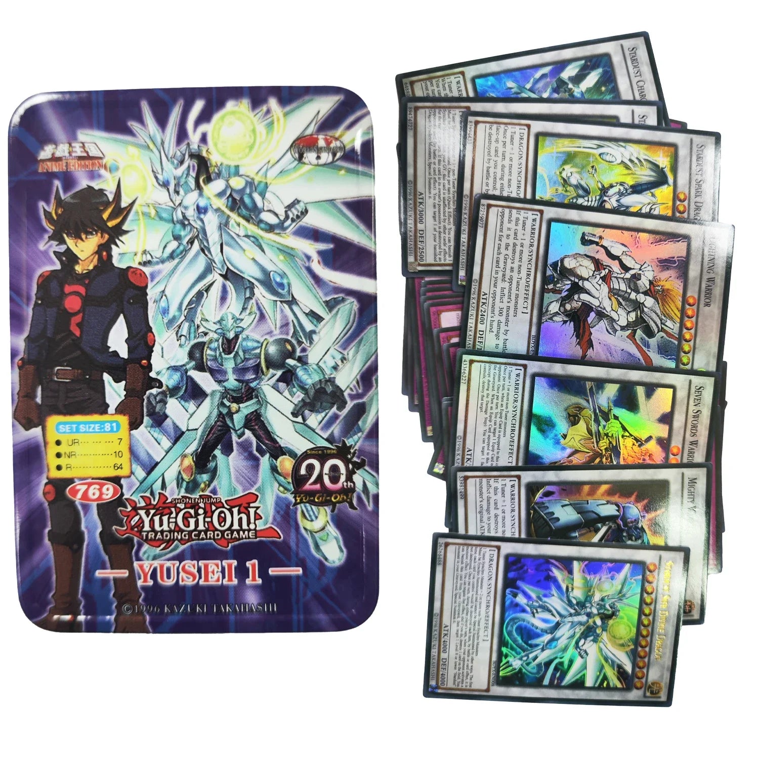 Yu-Gi-Oh! Exodia Pack – English Holographic Duel Card Set with Golden White Dragon & Tin Box | Collector’s Edition