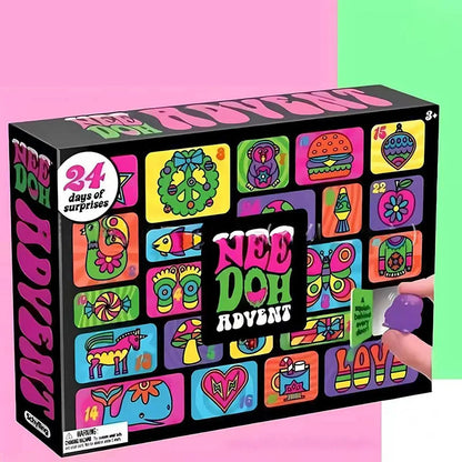 2026 New Hot Needoh Advent Calendar Gift For 24 Day Countdown New Year Family Friends Blind Box Party Toy Gift