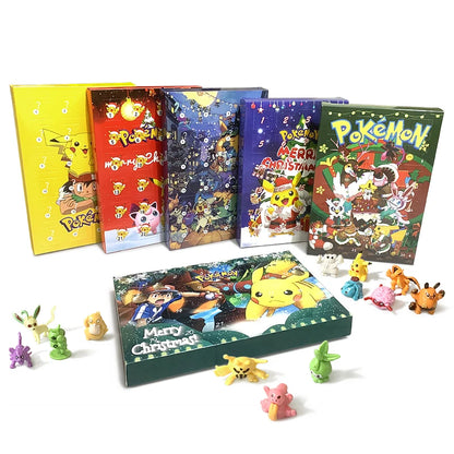 Pokémon Advent Calendar Box – 24-Piece Anime Figure Set | Pikachu, Charizard & More