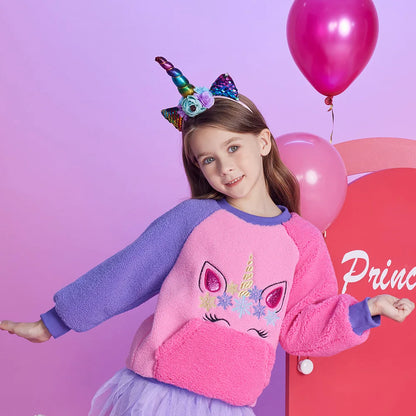 Girls Fleece Jumper (Age 3-12YRS)
