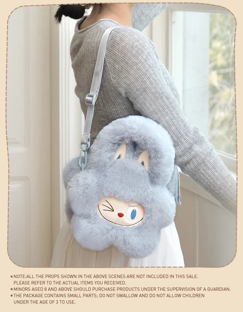 Labubu THE MONSTERS Classic Series - Plush Flower Bag