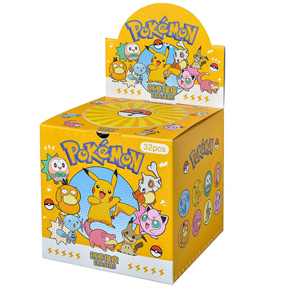 Blind Box Figures - Labubu & Pokémon Erasers- 32 Pack Pokemon