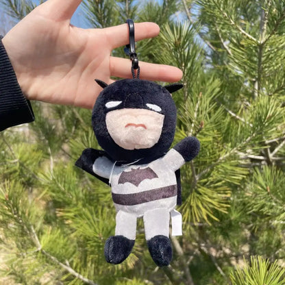 Plush Super Hero Spider-Man Superman Captain America Keychain  Stuffed Toy - 15cm