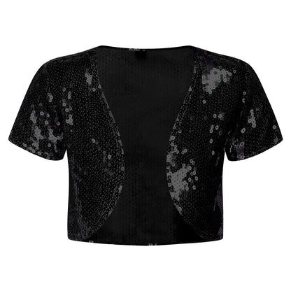 Girls Sequin Bolero Short Cardigan (Age 6-14 YRS)