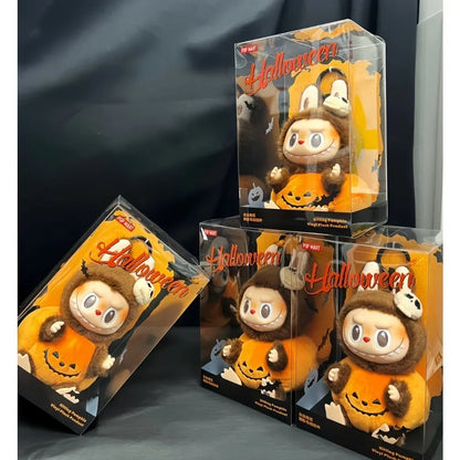 Labubu Happy Halloween Party Series-Sitting Pumpkin Vinyl Plush Pendant