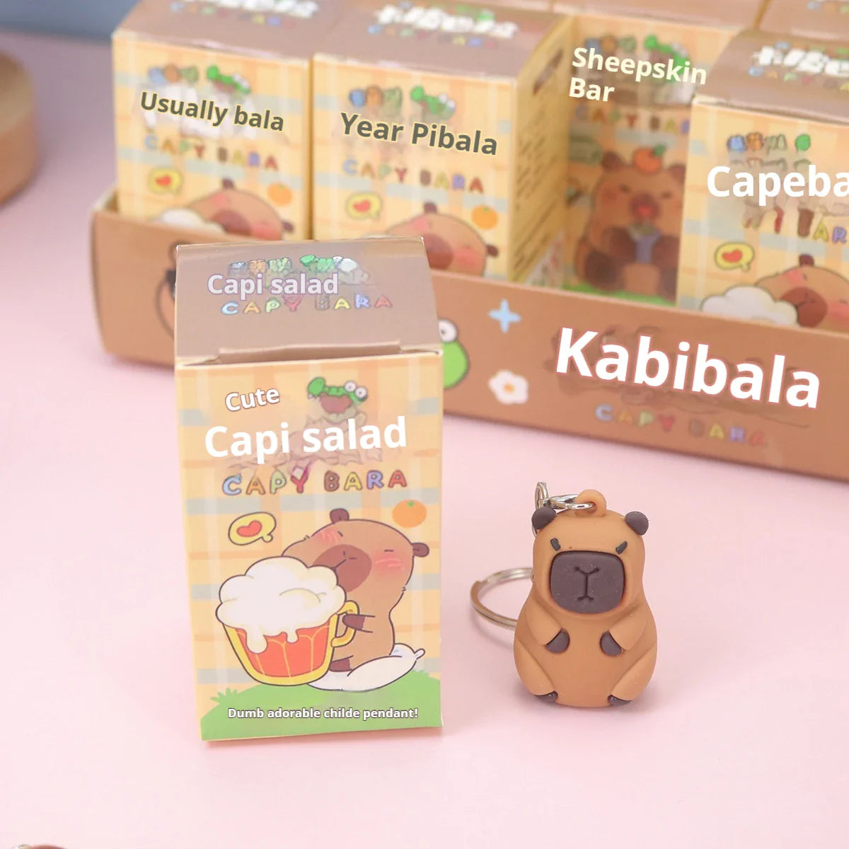 Capybara Blind Box Keychains