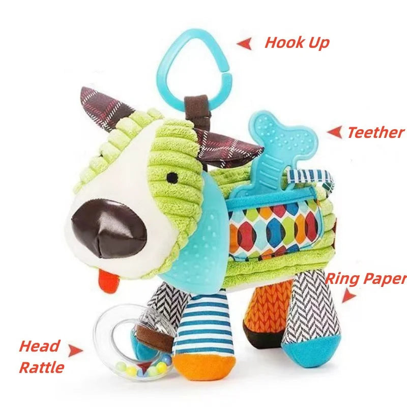 Skip Hop Bandana Buddies Multisensory Baby Plush Toy