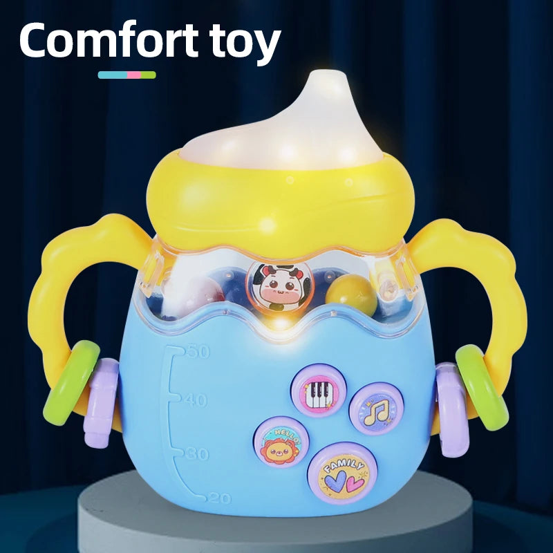 Baby Bottle Rattle Puzzle Pacifier Toy