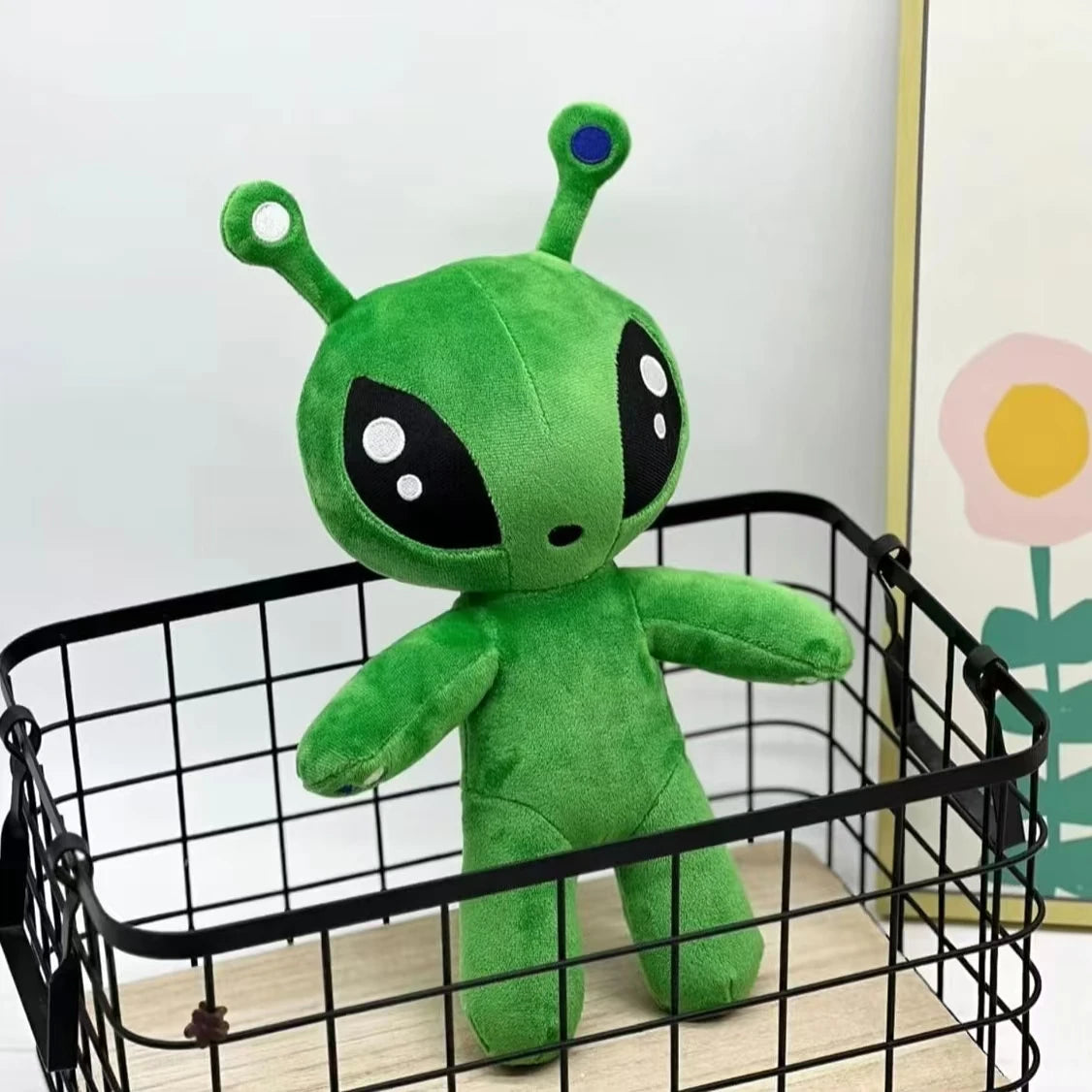 Plush Green Alien Stuffed Toy - 24cm