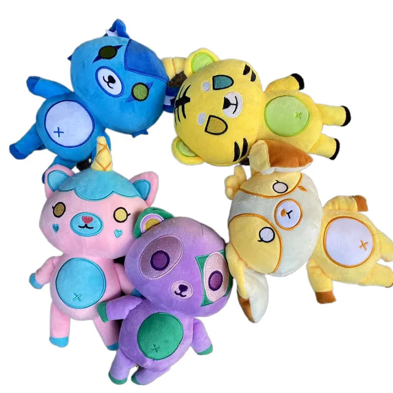 Plush Rainbow Teddy Lunar Funneh Stuffed Toy - 25CM