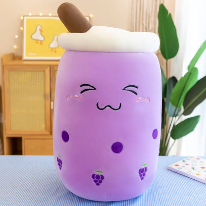 Plush Boba Bubble Tea Stuffed Toy - 25cm