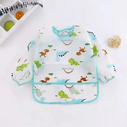 Baby Waterproof Long Sleeve Apron
