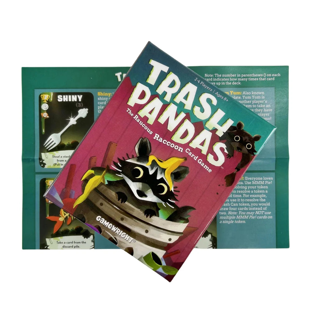 Trash Pandas Board Game Party Family Strategy Game Interesting Card Games