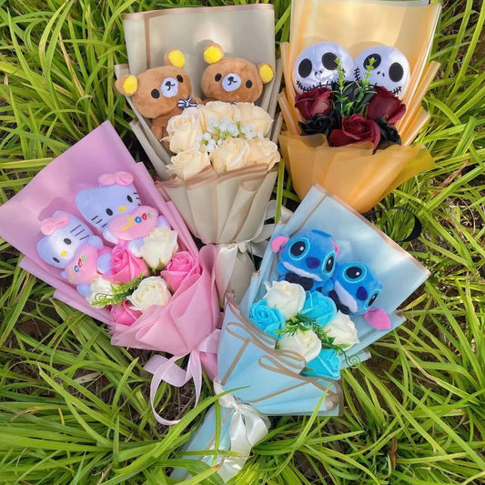 Plush Teddy Bear Stuffed Toy Gift Bouquet