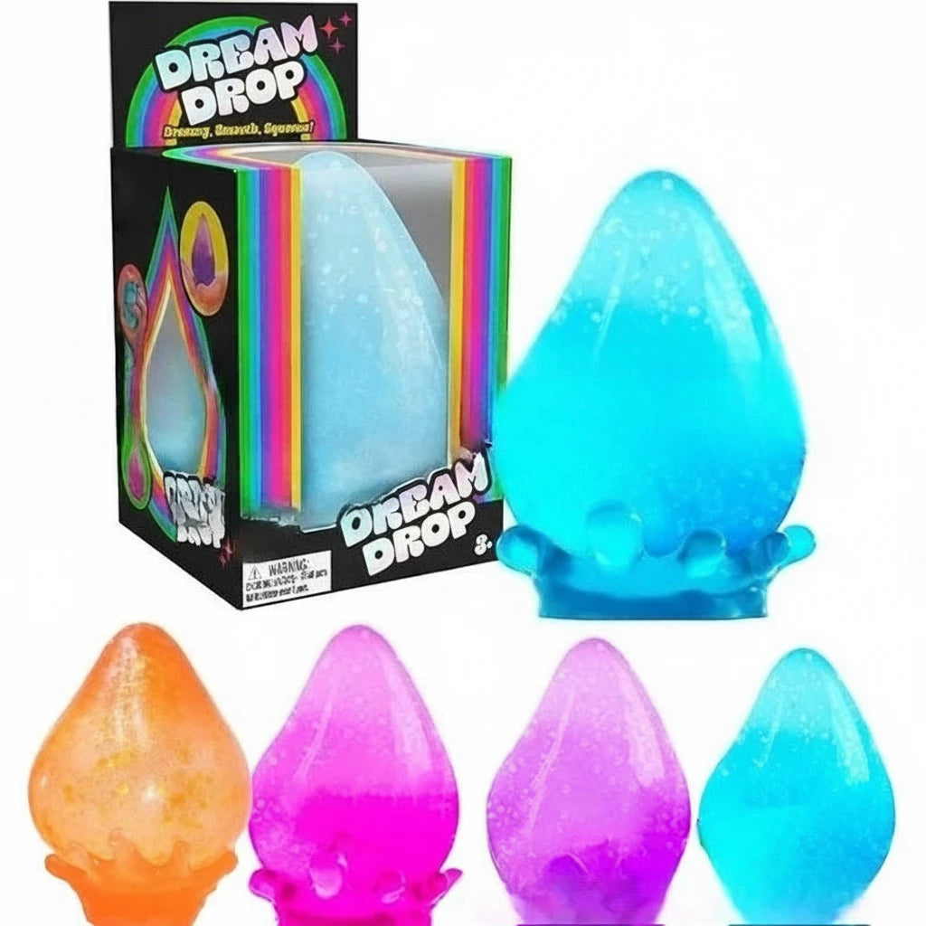 NeeDoh Dream Drop – Maltose‑Filled Slow‑Rise Sensory Stress Relief Fidget Toy F-4PCS