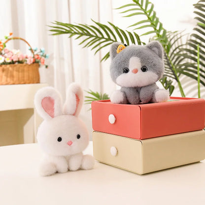 Plush Mini Little Kitten Elephant Stuffed Toy - 14cm