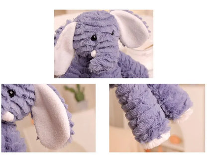 Plush Rabbit Hippo Elephant Frog Stuffed Toy - 35cm