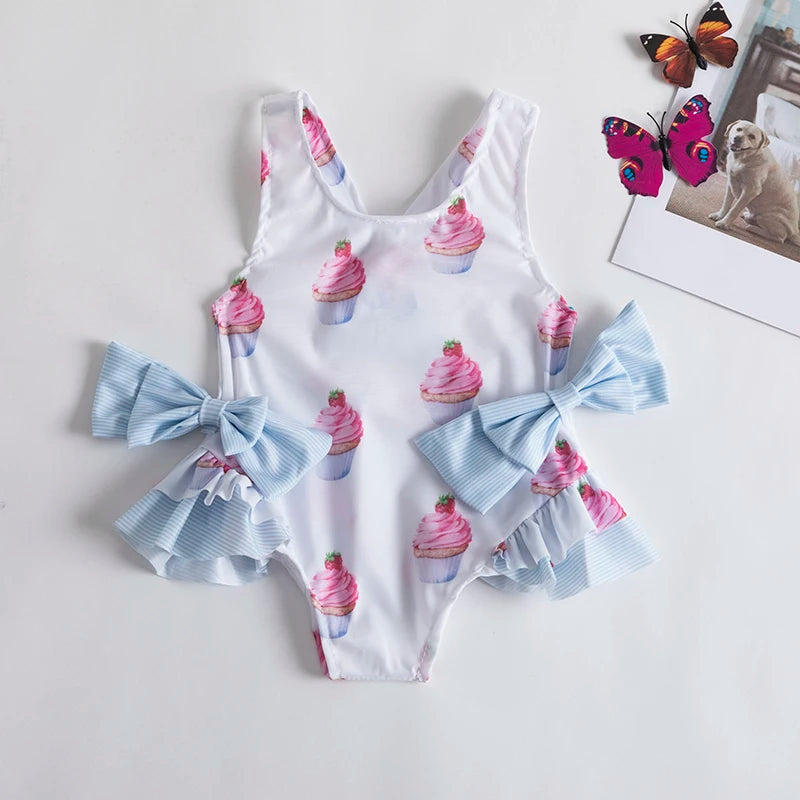 Baby/Toddler Girls One-Piece Swimwear (Age 6M-5 YRS) SW01802 Multicolor