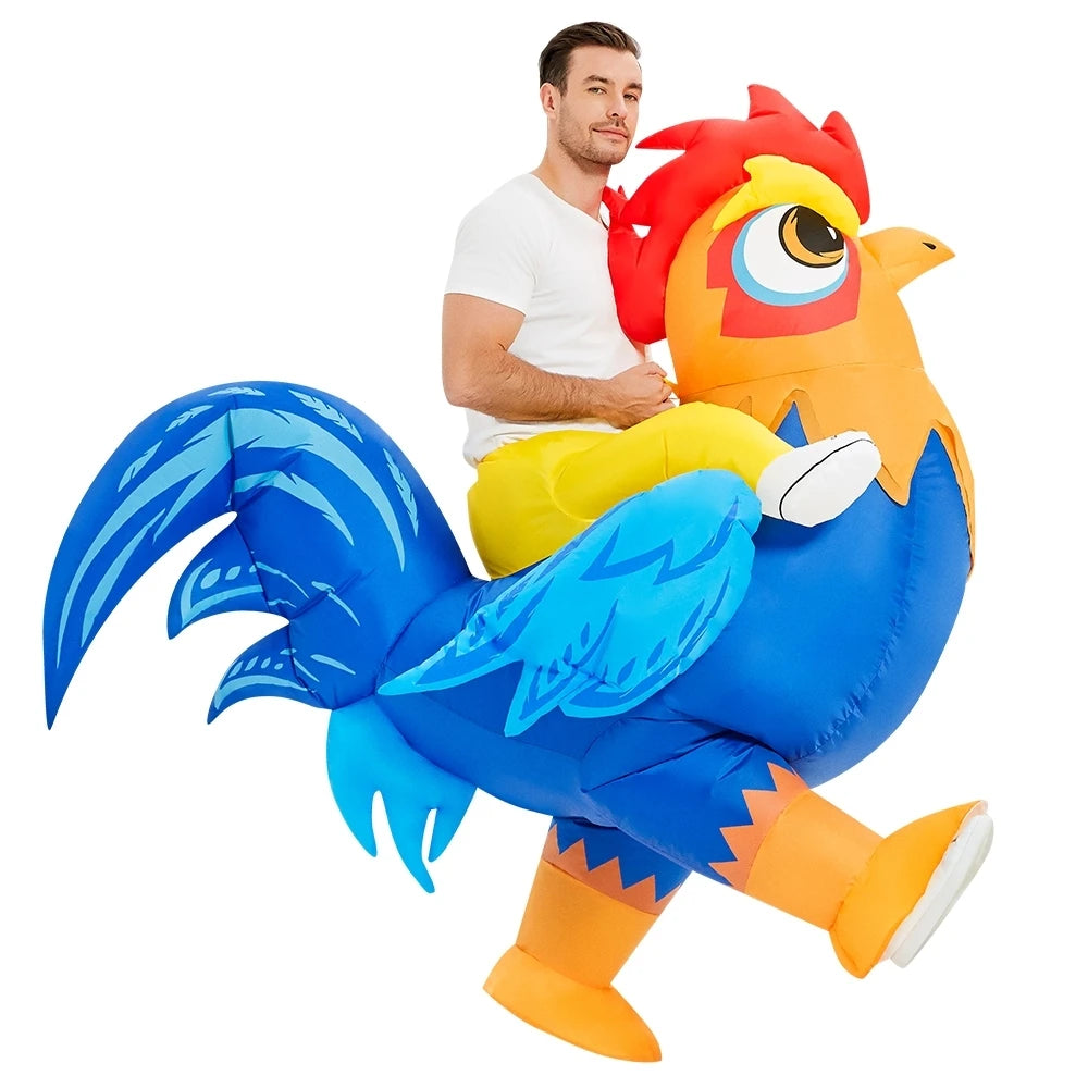 Adult Unicorn Rooster Inflatable Costume