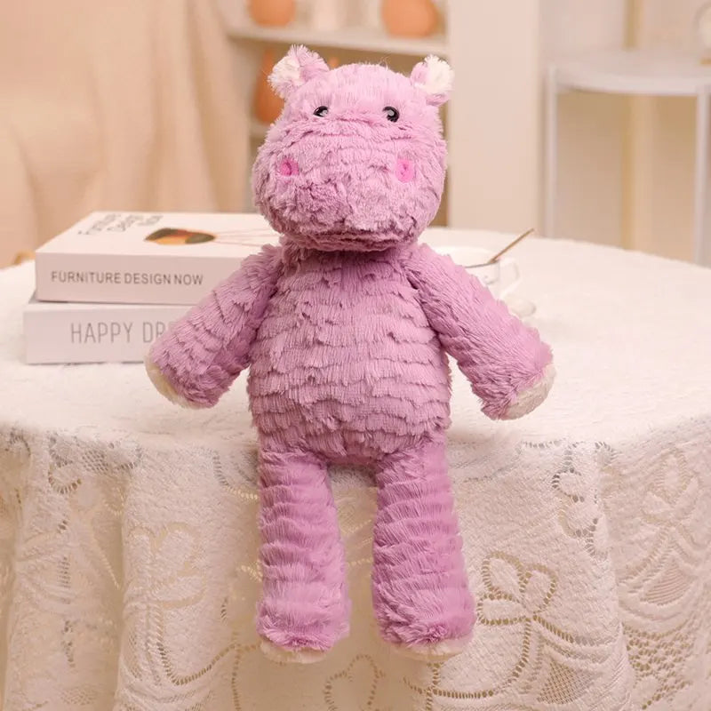 Plush Rabbit Hippo Elephant Frog Stuffed Toy - 35cm