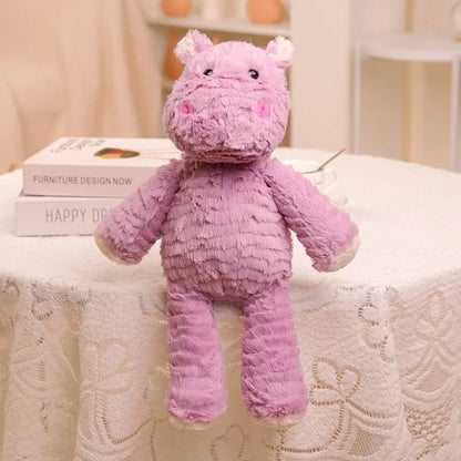 Plush Rabbit Hippo Elephant Frog Stuffed Toy - 35cm