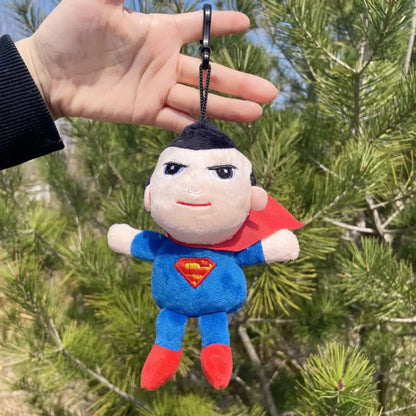 Plush Super Hero Spider-Man Superman Captain America Keychain  Stuffed Toy - 15cm