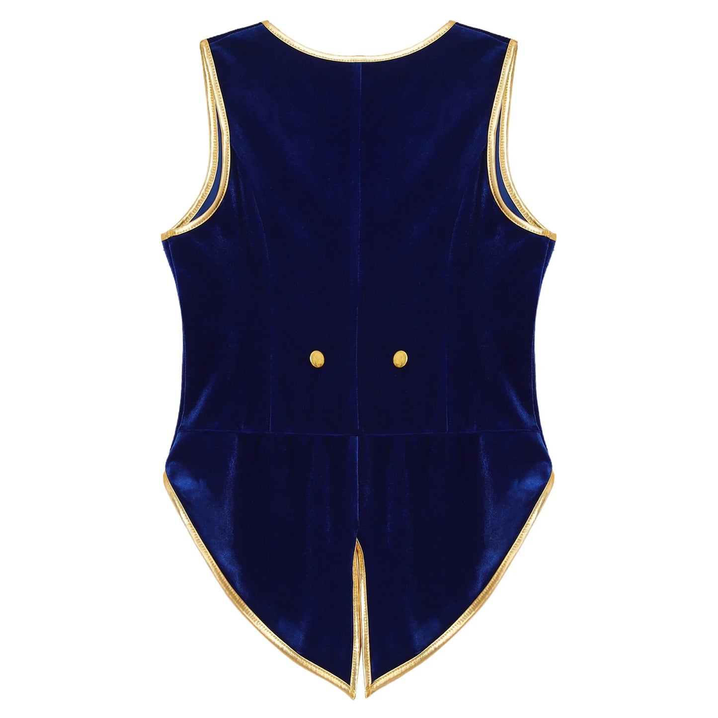 Boys Medieval Renaissance Tailcoat Vest Costume (Age 6-16YRS)