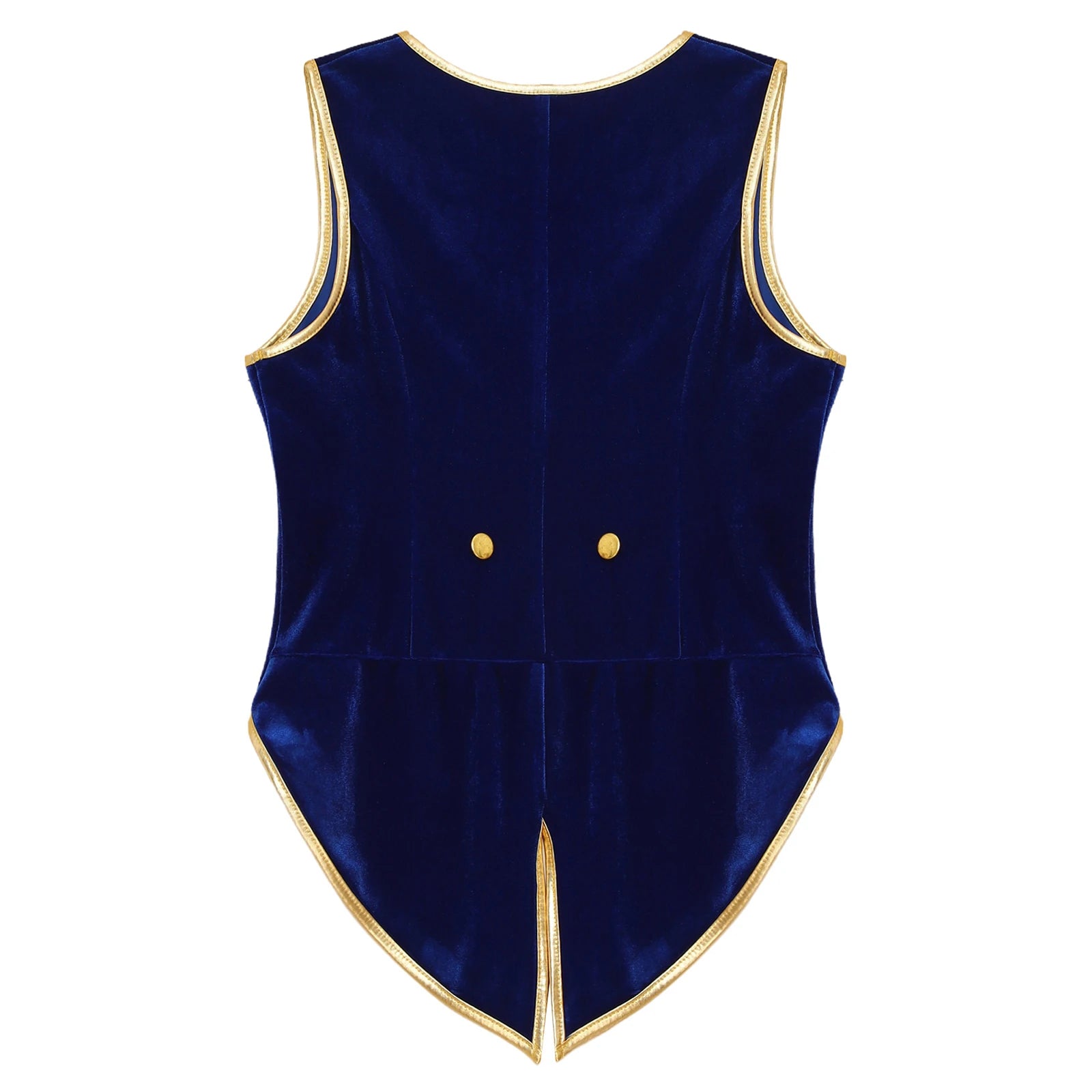 Boys Medieval Renaissance Tailcoat Vest Costume (Age 6-16YRS)