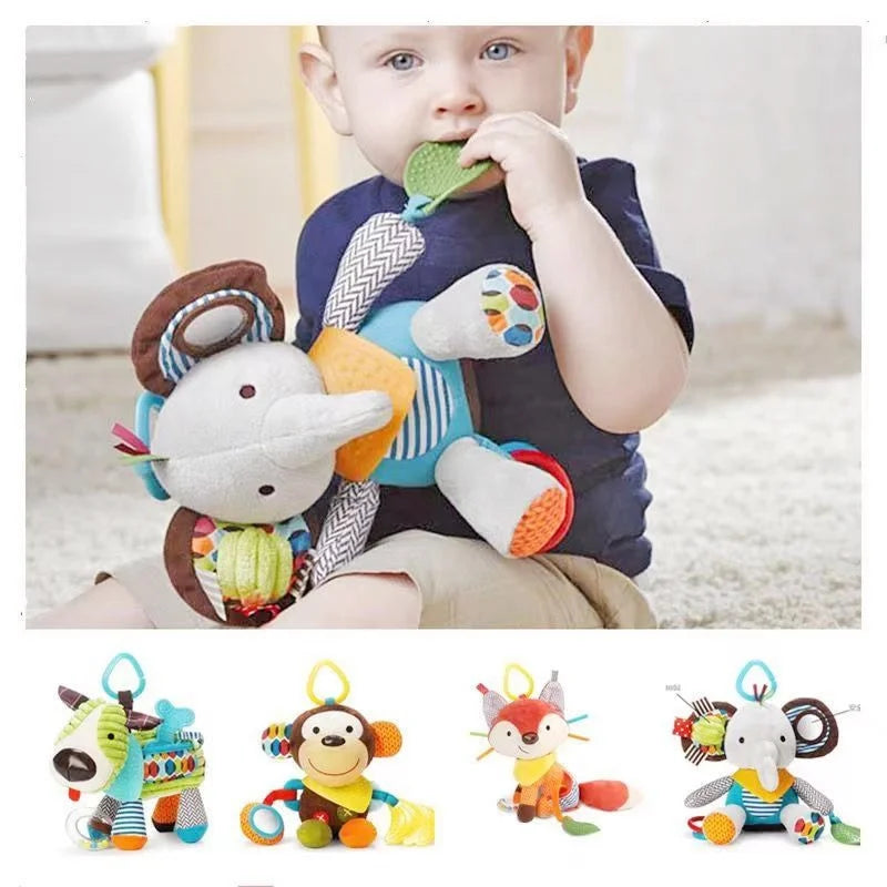 Skip Hop Bandana Buddies Multisensory Baby Plush Toy