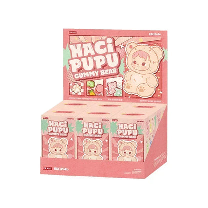 HACIPUPU Gummy Bear Series - Vinyl Plush Pendant Blind Box Multicolor 6 Blind Boxs