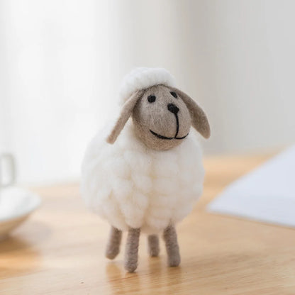 Plush Mini Felt Sheep Stuffed Toy 11-16cm