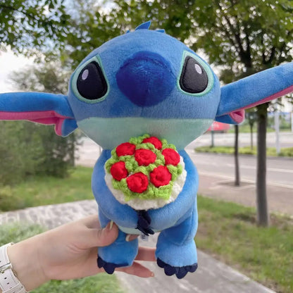 Lilo & Stitch Couple Plush Models | Cute Cartoon Stuffed Dolls • Kawaii Pendant Toys Multi 3-22cm