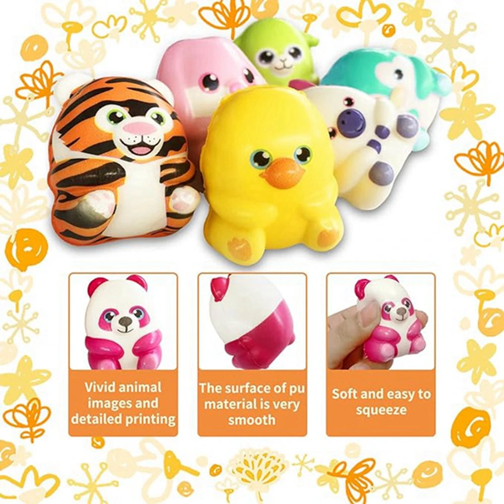 Cute Squishy Toy Stress Relief - 6/12 Pack