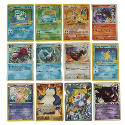 60-100Pcs English Pokemon Cards GX Tag Team 1996 Vmax EX V Mega Vstar Trainer Shining Game Battle Carte Trading Collection Cards