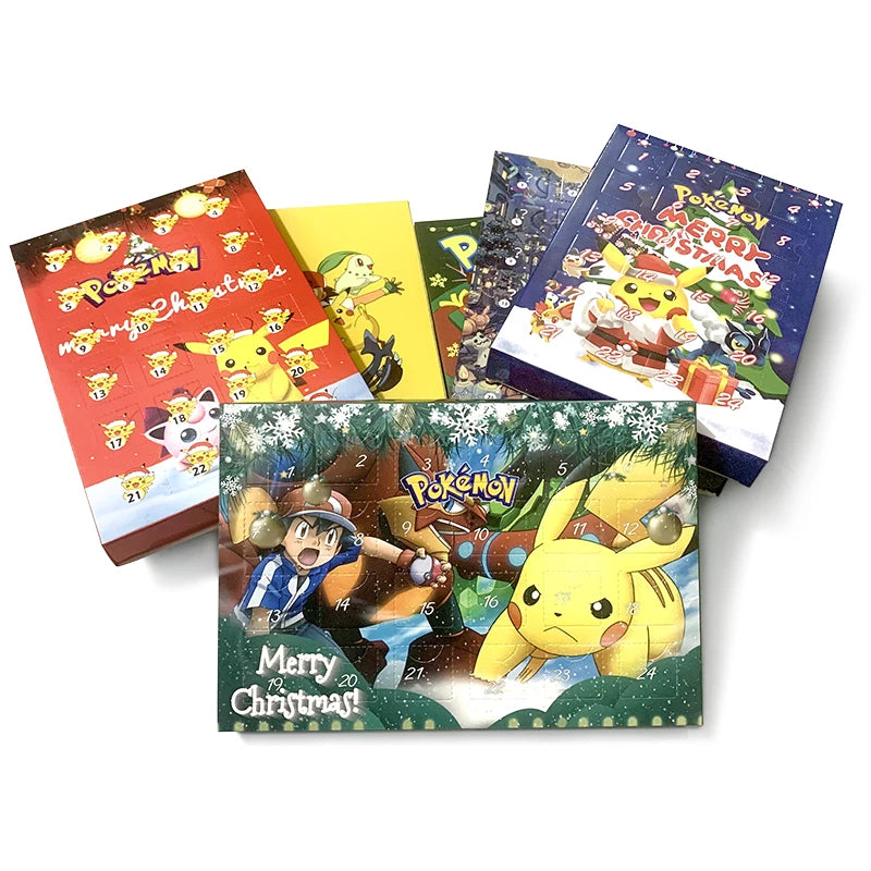 Pokémon Advent Calendar Box – 24-Piece Anime Figure Set | Pikachu, Charizard & More