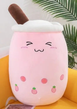 Plush Boba Bubble Tea Stuffed Toy - 25cm
