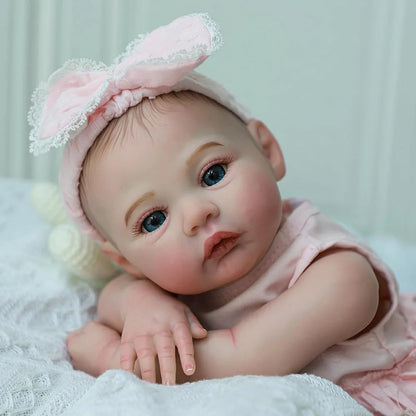 Realistic Reborn Baby Doll Soft Silicone Full Body - 48cm