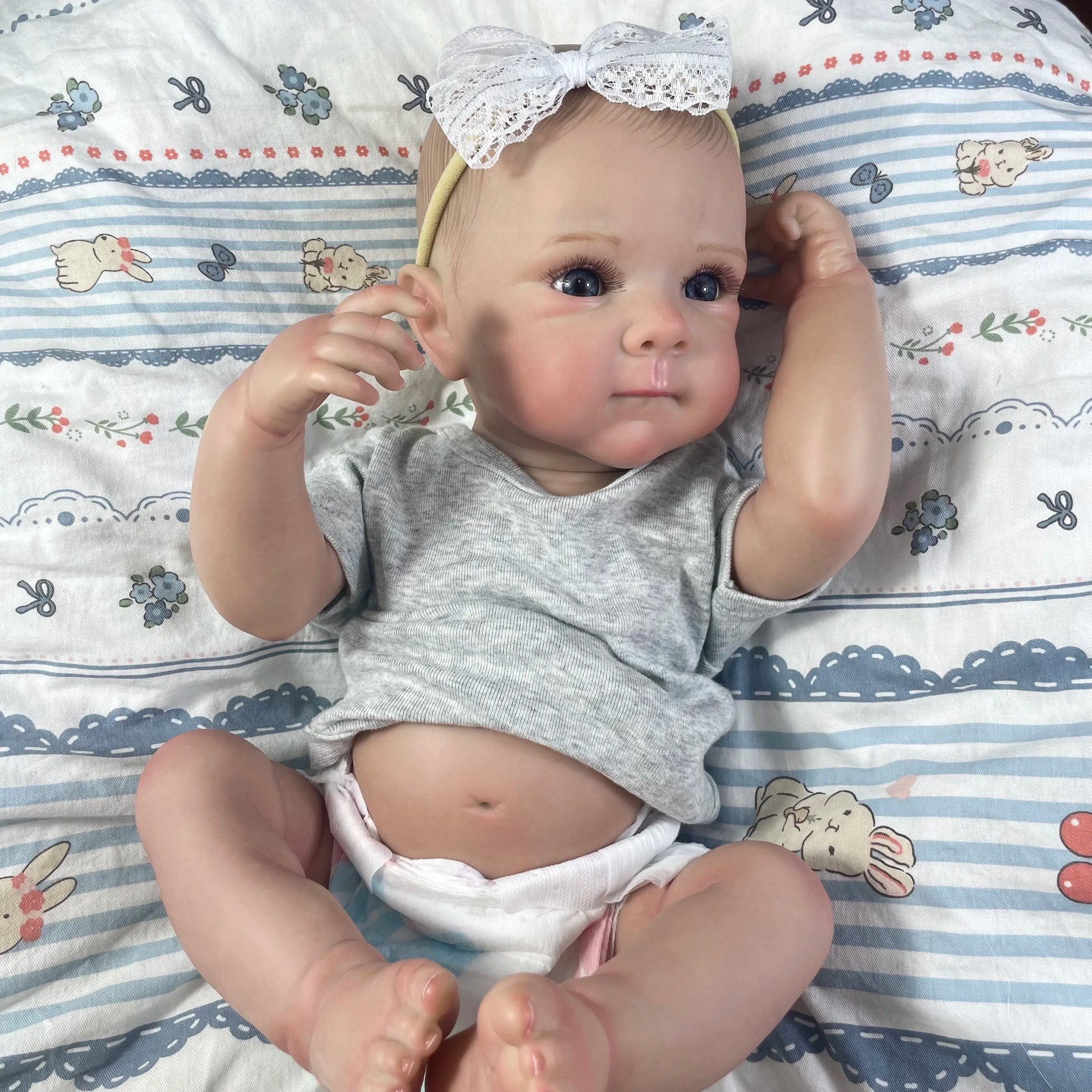 Baby Girl Reborn Doll - 48cm